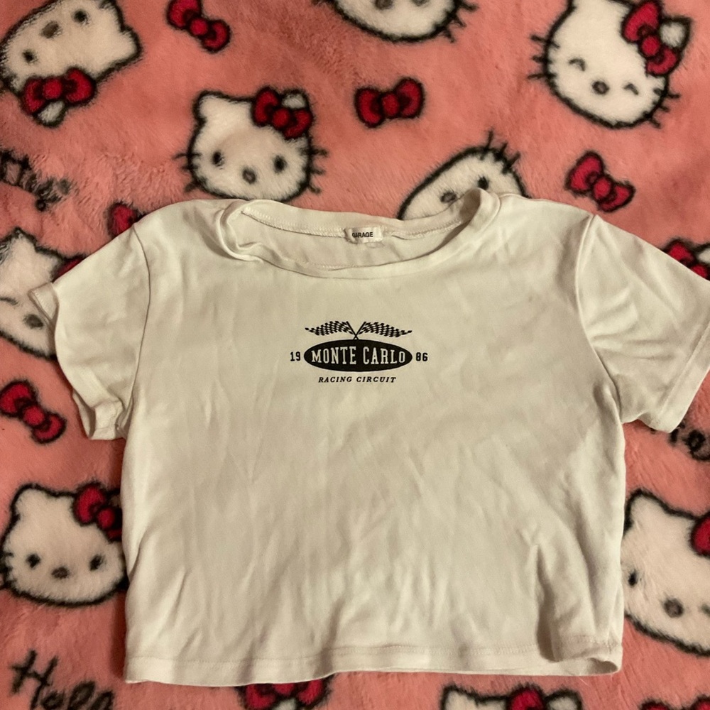 Garage cropped baby tee